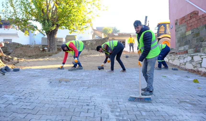 Aydın Büyükşehir Belediyesi Germencik’te Çalışıyor