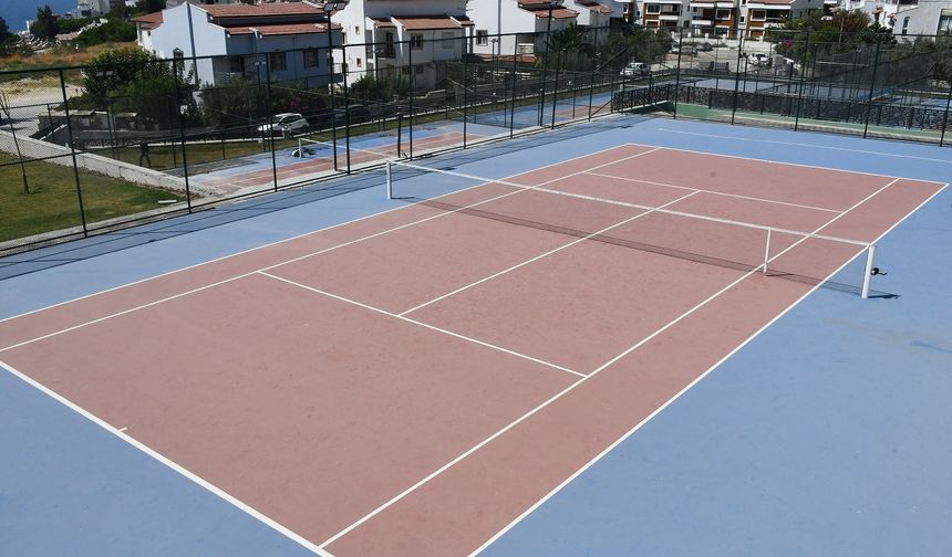 Kuşadası'nda tenis kulübü için geri sayım başladı