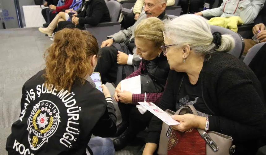 Kocaeli'nde 65 yaş üstüne güvenlik tedbirleri eğitimi